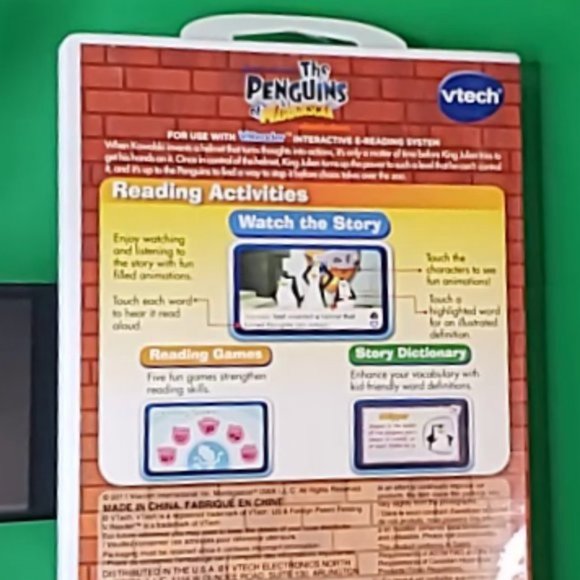 V-Tech V-Reader Penguins of Madagascar - Picture 4 of 4